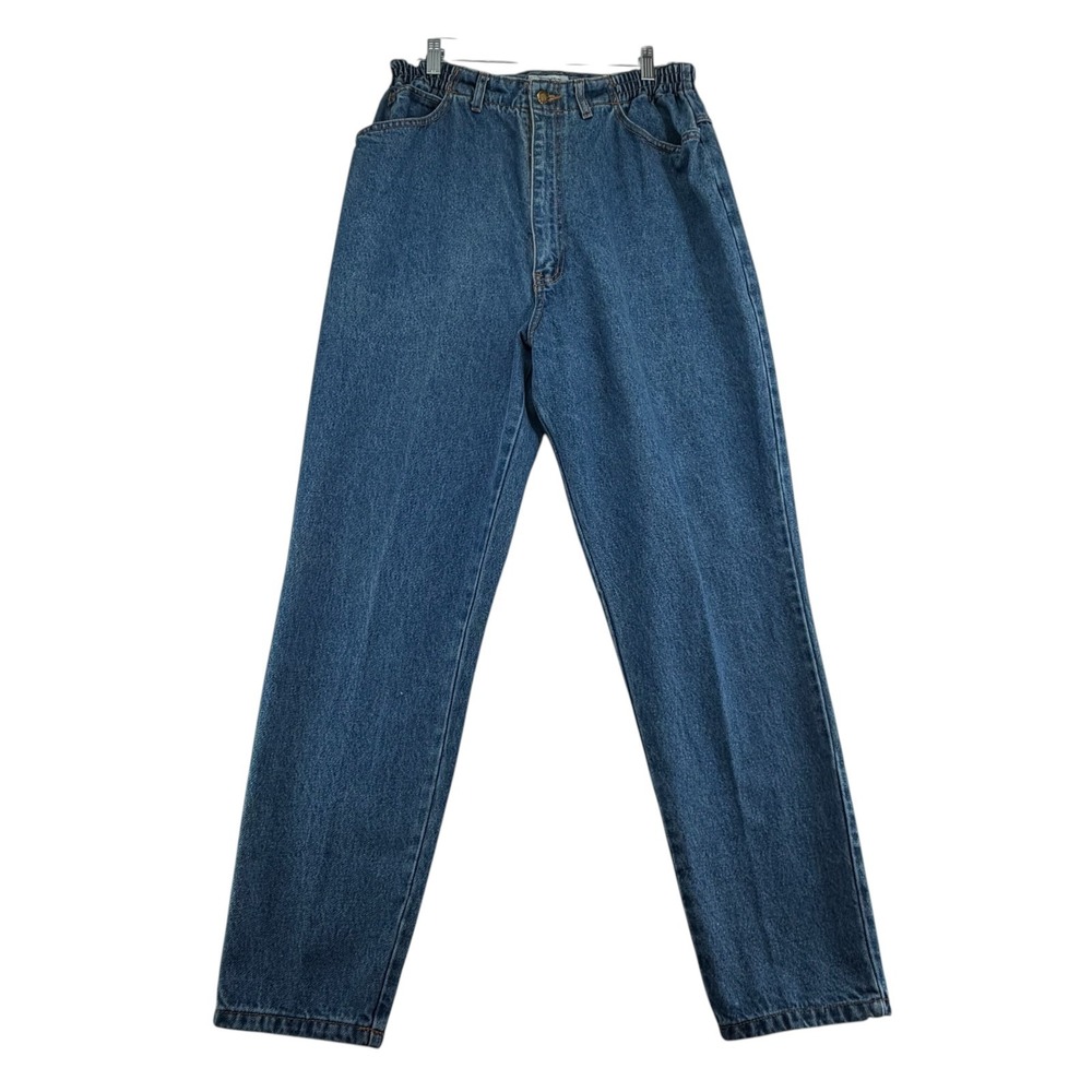 Vintage Corner Stone Womens Plus 18W High Rise Cinched Waist Mom Jeans Tapered